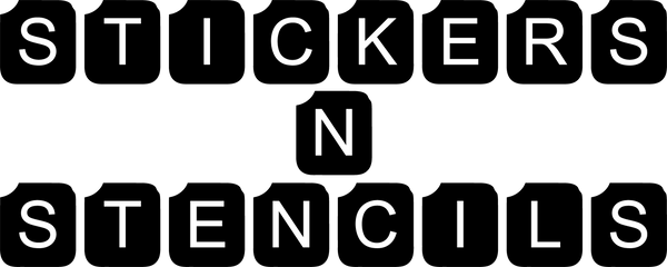 Stickers n Stencils logo