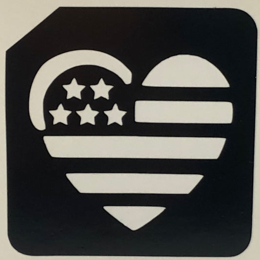 USA Heart - 10pk